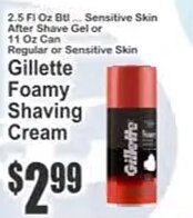 Gillette Foamy Shaving Cream