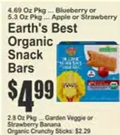 Earth's Best Organic Snack Bars