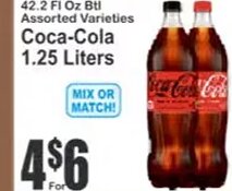 Coca-Cola 1.25 Liters