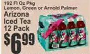 Arizona Iced Tea 12 Pack