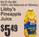 Libby's Pineapple Juice