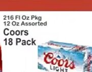 Coors 18 Pack
