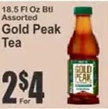 Gold Peak Tea at Key Food