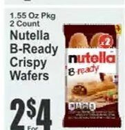 Nutella B-Ready Crispy Wafers