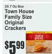 Town House Family Size Original Crackers