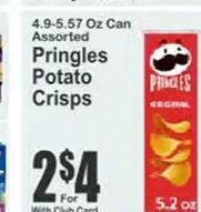 Pringles Potato Crisps at Key Food
