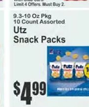 Utz Snack Packs