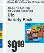 Utz Variety Pack