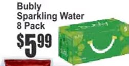 Bubly Sparkling Water 8 Pack