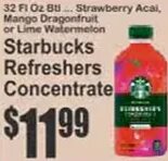 Starbucks Refreshers Concentrate
