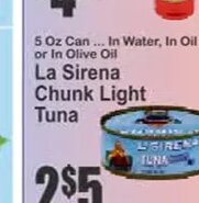 La Sirena Chunk Light Tuna