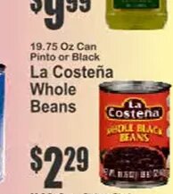 La Costeña Whole Beans