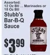 Stubb's Bar-B-Q Sauce