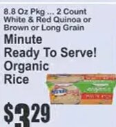 Minute Ready To Serve! Organic Rice at Key Food