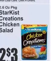 Starkist Creations Chicken Salad at Key Food