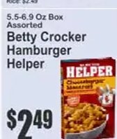Betty Crocker Hamburger Helper