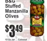 B&G Stuffed Manzanilla Olives