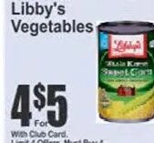 Libby's Vegetables