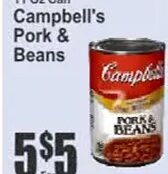Campbell's Pork & Beans at Key Food