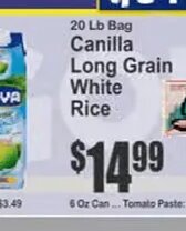 Canilla Long Grain White Rice