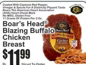 Boar's Head Blazing Buffalo Chicken Breast at Key Food