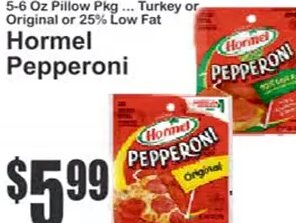 Hormel Pepperoni at Key Food
