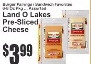 Land O Lakes Pre-Sliced Cheese at Key Food