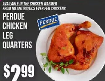 Perdue Chicken Leg Quarters at Key Food