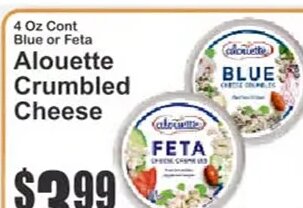 Alouette Crumbled Cheese