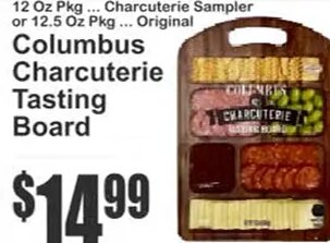 Columbus Charcuterie Tasting Board