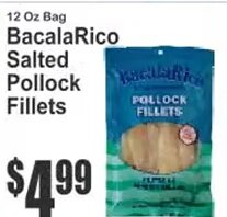 BacalaRico Salted Pollock Fillets