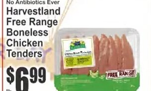 Harvestland Free Range Boneless Chicken Tenders