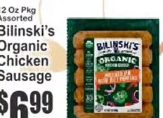 Bilinski's Organic Chicken Sausage