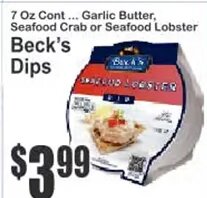 Beck's Dips at Key Food