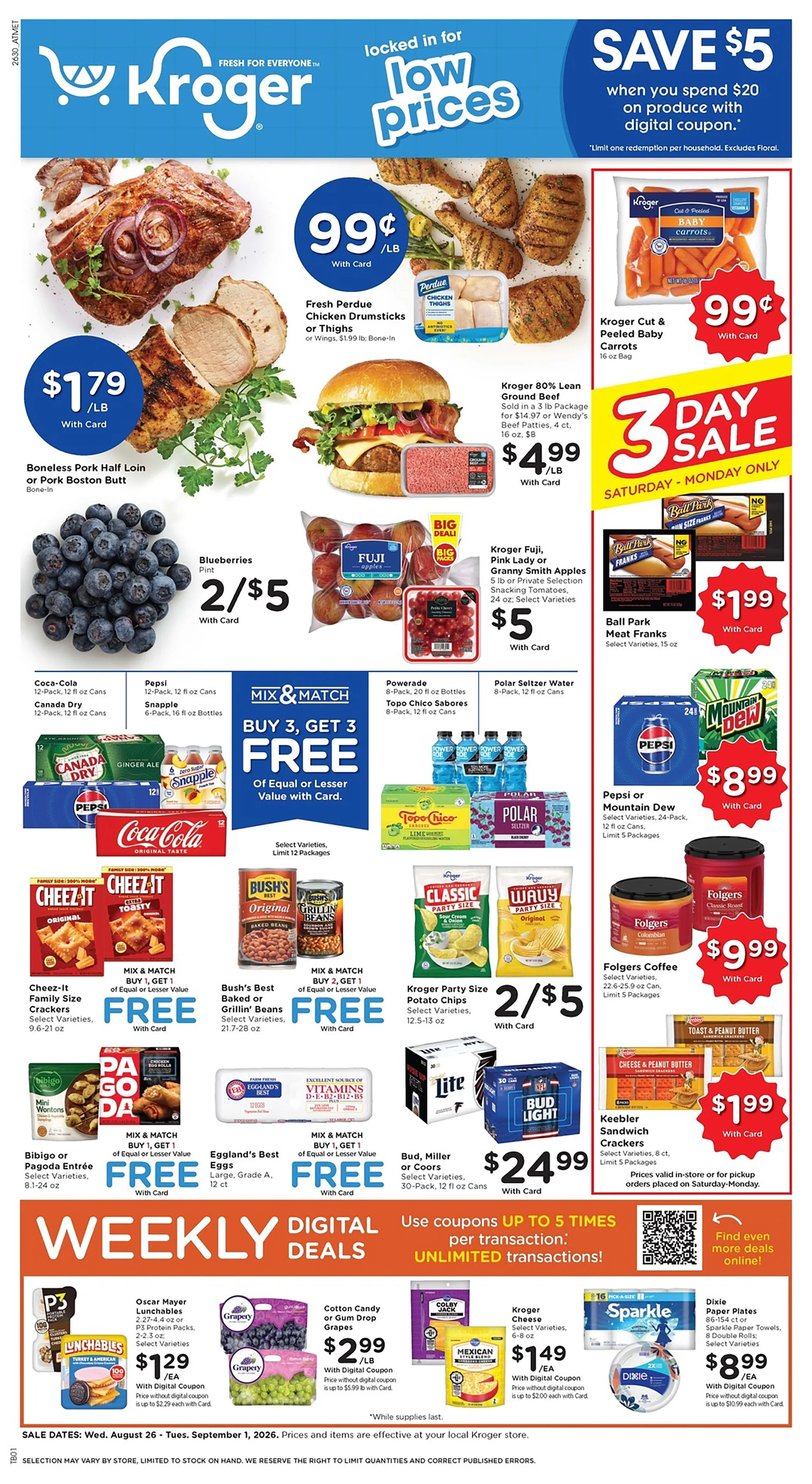Kroger Weekly Ad Page 1
