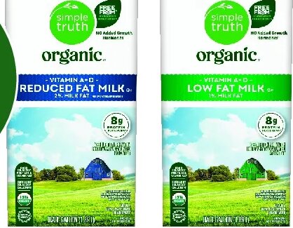 Simple Truth Organic Milk at Kroger