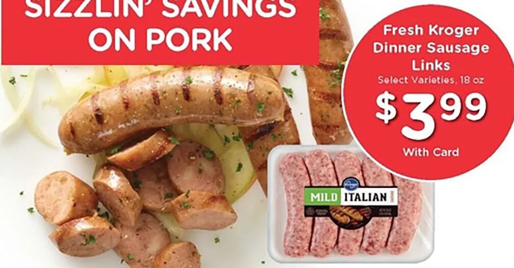 Fresh Kroger Dinner Sausage Links at Kroger