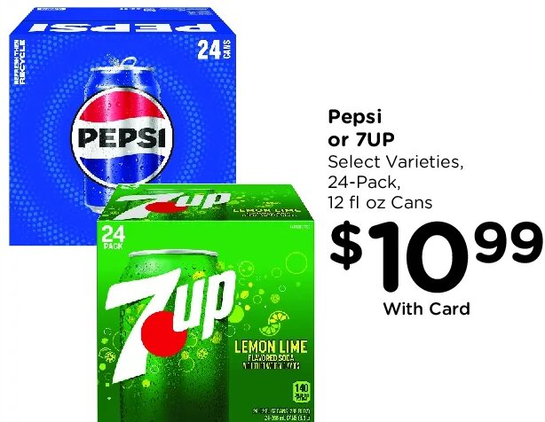 Pepsi or 7UP at Kroger