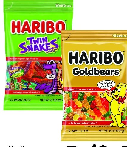 Haribo Share Size Gummi Candy