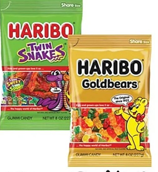 Haribo Share Size Gummi Candy