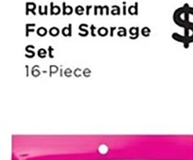 Rubbermaid Food Storage Set