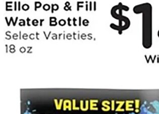 Ello Pop & Fill Water Bottle