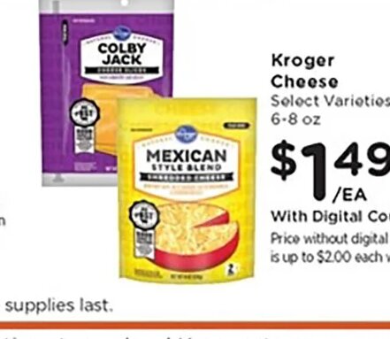 Kroger Cheese