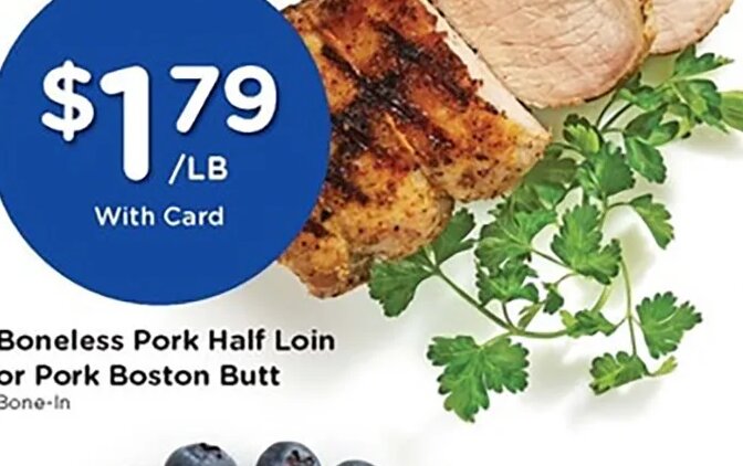 Boneless Pork Half Loin or Pork Boston Butt at Kroger
