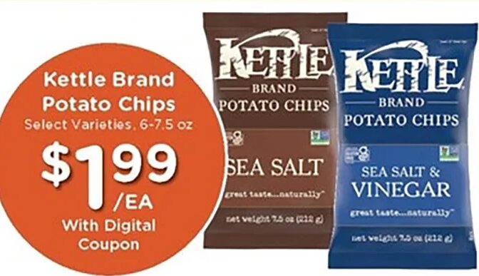 Kettle Brand Potato Chips at Kroger