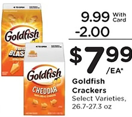 Goldfish Crackers at Kroger