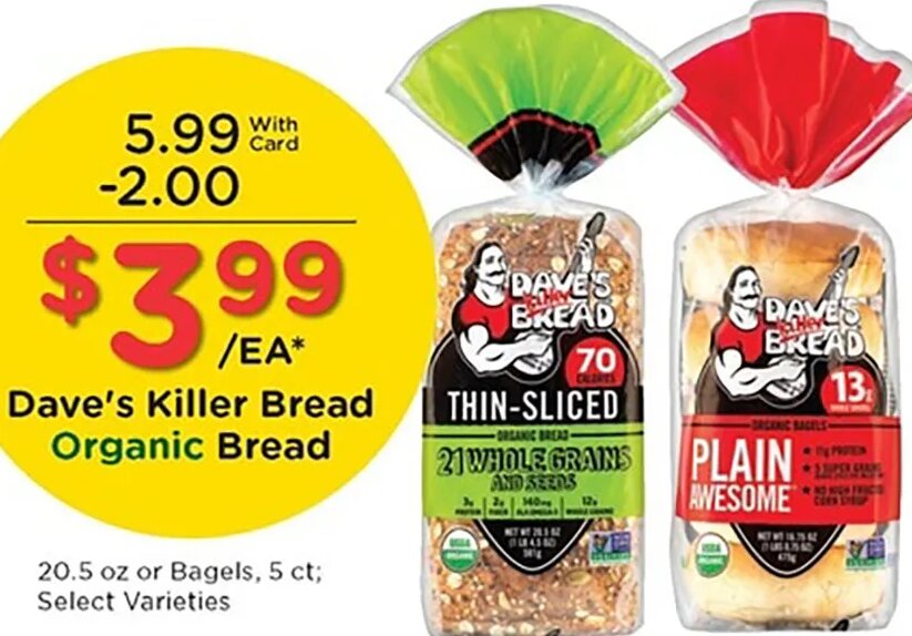 Dave's Killer Bread Organic Bread