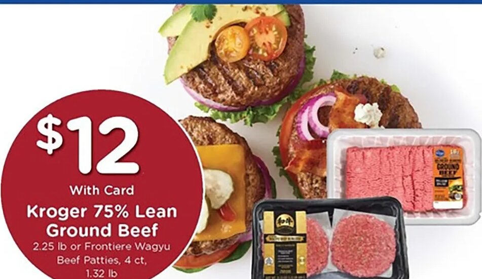 Kroger 75% Lean Ground Beef at Kroger