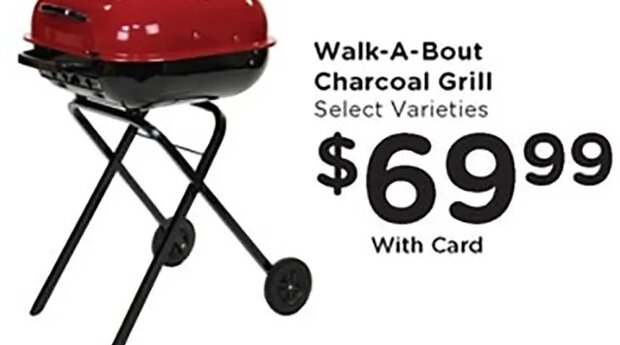 Walk-A-Bout Charcoal Grill