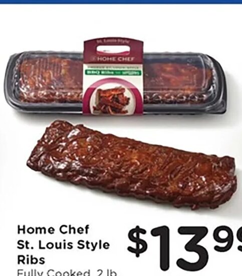 Home Chef St. Louis Style Ribs at Kroger